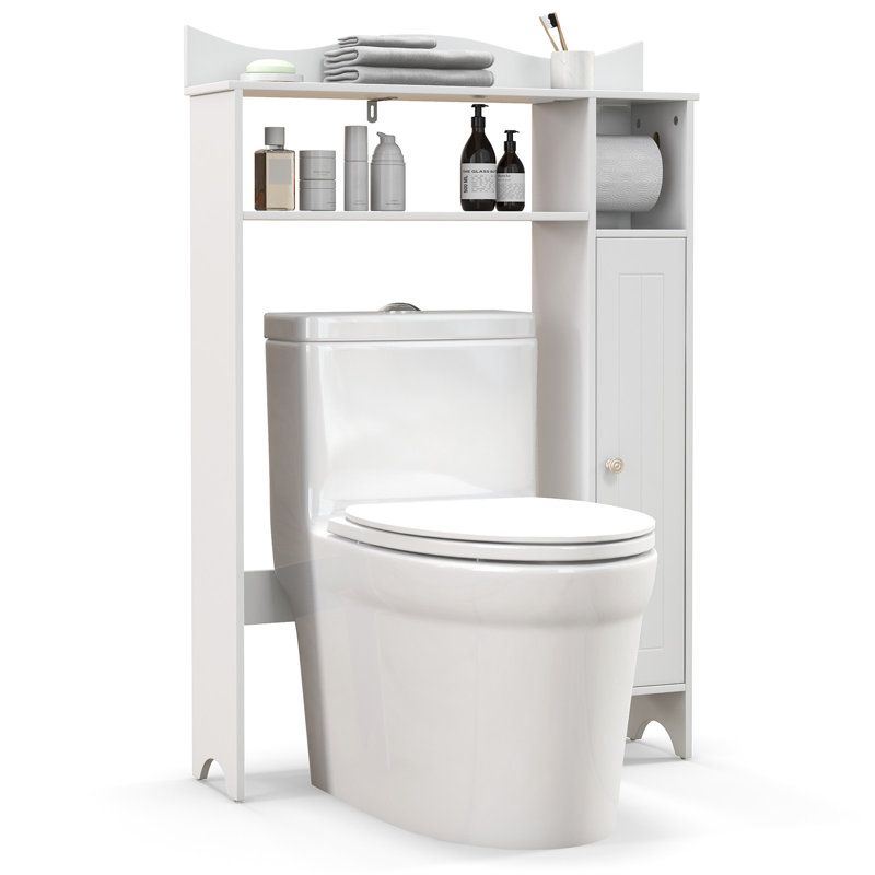 Rangement pour salle de bain Bortman, Blanc