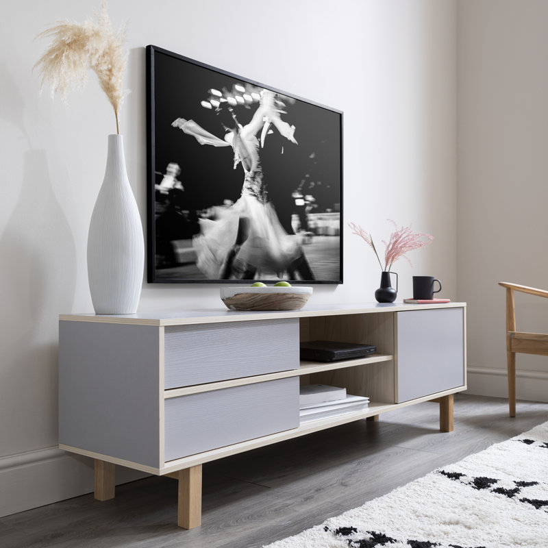 Delphinia Unfinished TV Stand for TVs up to 55"