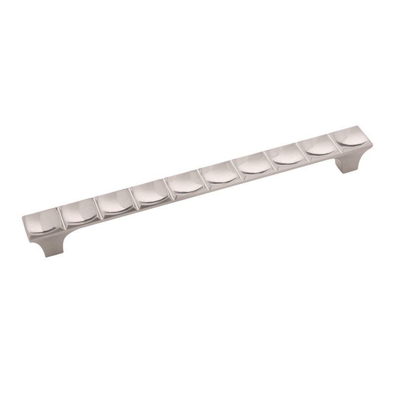 8 13/16" centre bar tirer Callisto, Nickel satiné