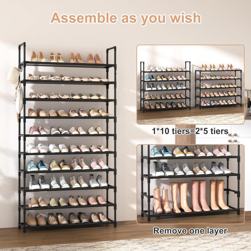 16 Pair Stackable Shoe Storage Box