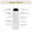 Ventilateur de plafond encastré de 52 pouces DC 3 ventilateur en bois massif Pales Moteur à télécommande réversible avec lumière