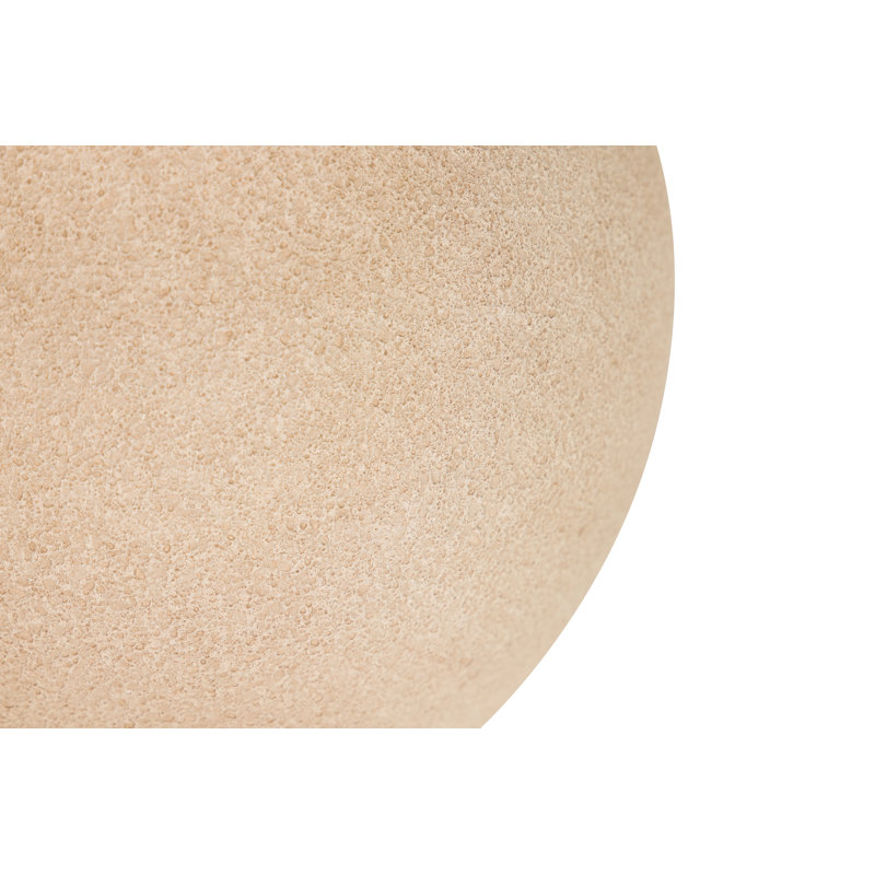 Ceramic / Porcelain Table Vase, Brown, 30cm H x 26cm W x 26cm D