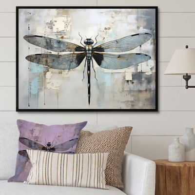 Dragonfly Delight IV On Canvas Print