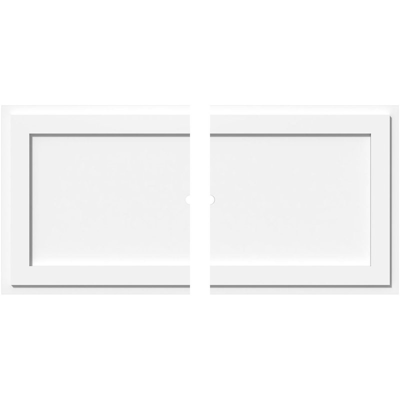 Médaillon de plafond contemporain en PVC de qualité architecturale 40 po x H 20 po x P 1 po x P 14 po x P 1 po