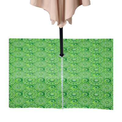 Alaer 4 Leaf Clover Swirls Water Repellent Tablecloth