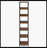 75" 6-Tier Corner Bookcase