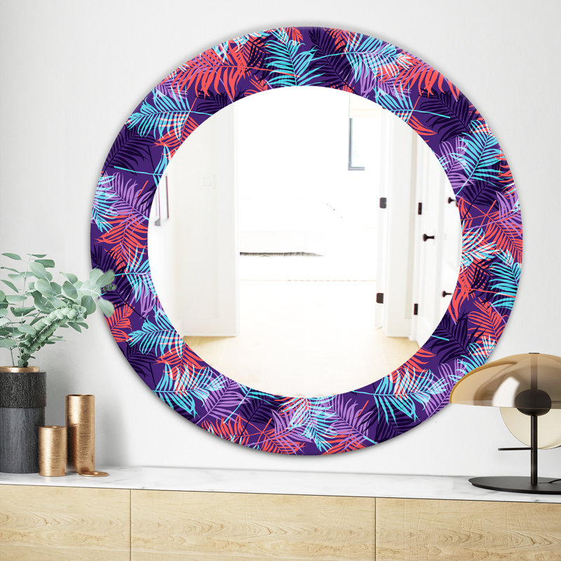 Miroir d'appoint Tropical Mood 6, H 23,6 po x l 23,6 po