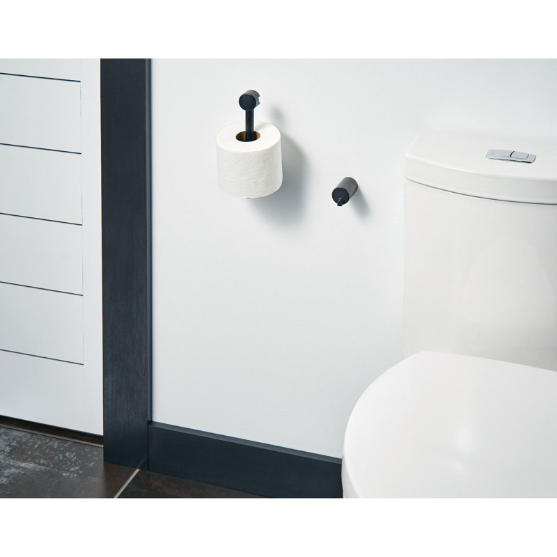 Align Wall Mounted Toilet Paper Holder, Matte Black