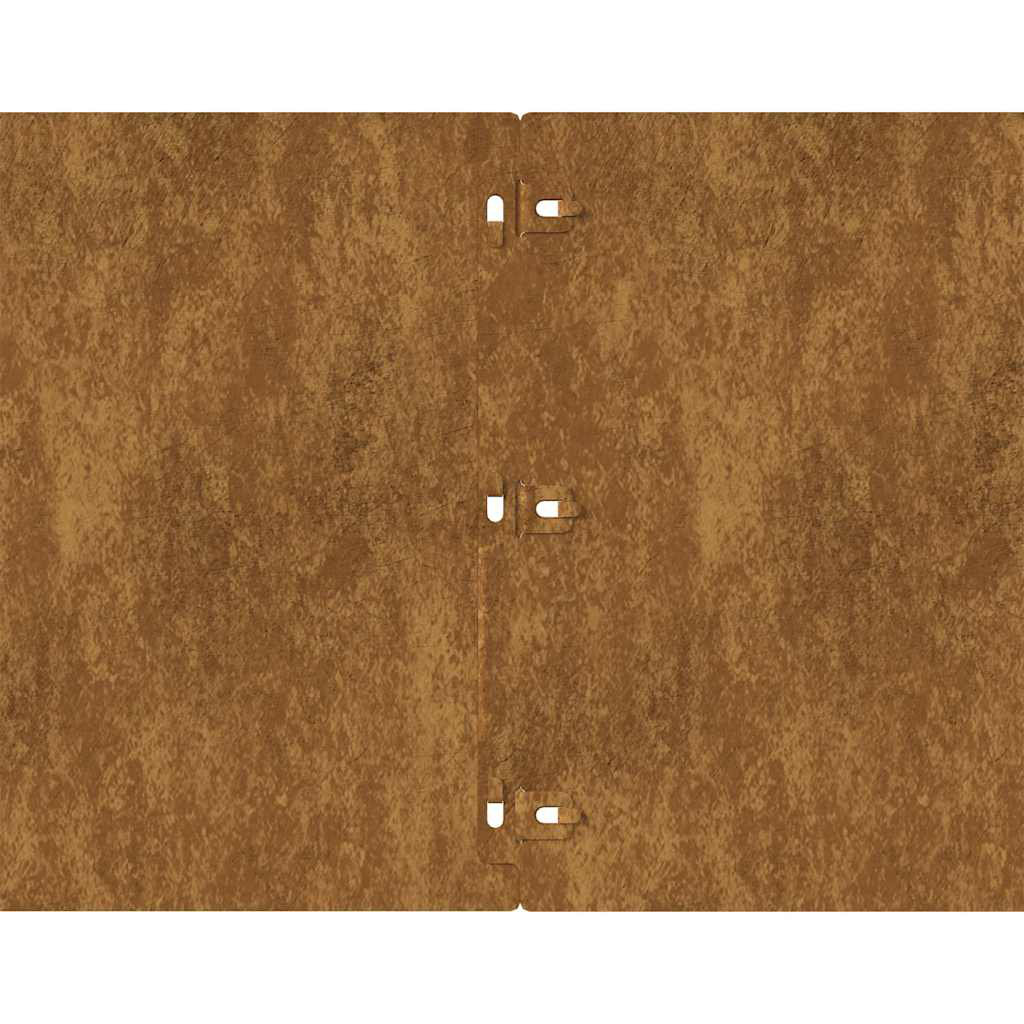 25cm H x 103cm W Weathering Steel Lawn Edging