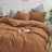 Solid Color Comforter Dark Color 3 PCs Bedding Set Deep Color Bed Comforter Set-115667184-115667180