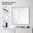 Premium Metal Frame Shatterproof Wall Mount Mirror - FM1-110252846-110252850