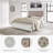 Atas Upholstered Panel Bed-24002361