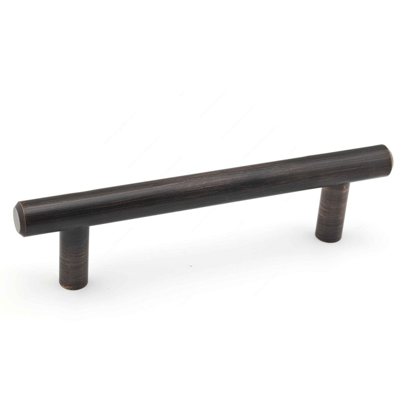 Poignée barre 3 po Expression Contemporary, Bronze huilé et brossé