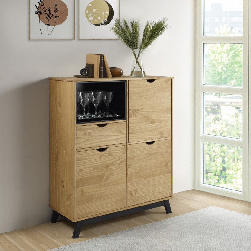 Alaisa 96cm Sideboard, Beige