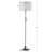 Kai 60.25'' Chrome Traditional Floor Lamp
