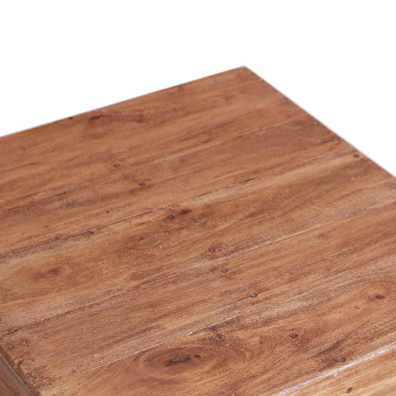 Coffee Table 53x50x50 cm Solid Mahogany Wood