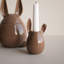 Porte-bougie lapin - Nougat brillant