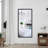 Oversized Rectangle Bathroom Mirror with Black Frame