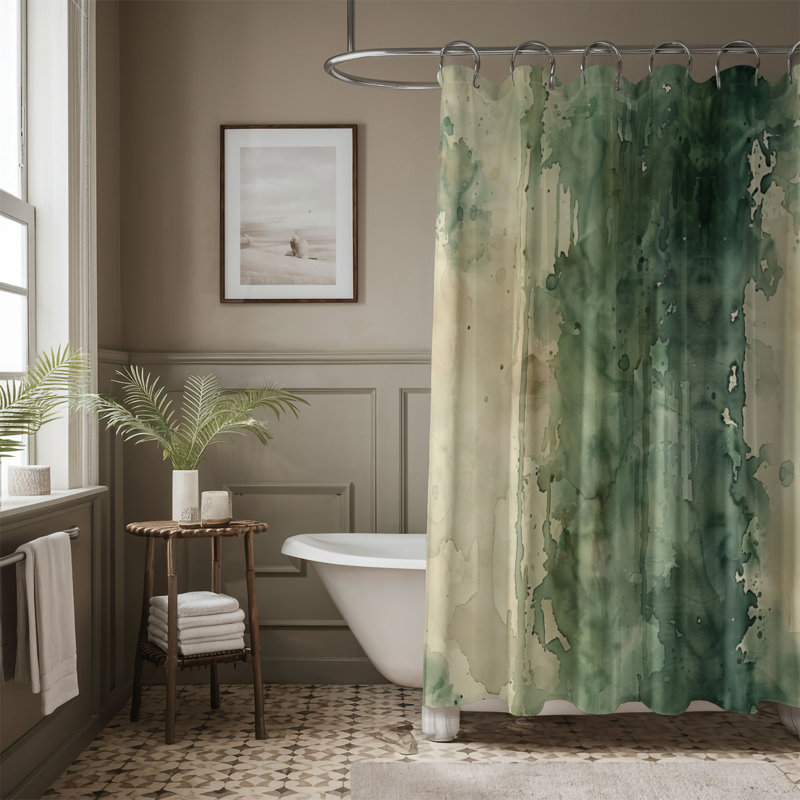 Rideau de douche Camo Wash - Premium, H 74 po x l 71 po