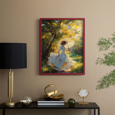 «WOMEN Series DCCCLII», reproduction encadrée - bois massif
