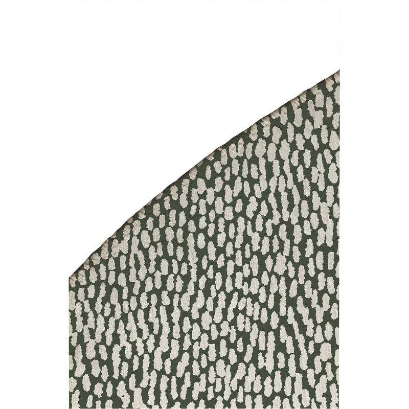 Twinkle Splat Non-Slip Outdoor Rug, Round 5'