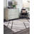 Delphinia Area Rug in Ivory/Black-1303350456