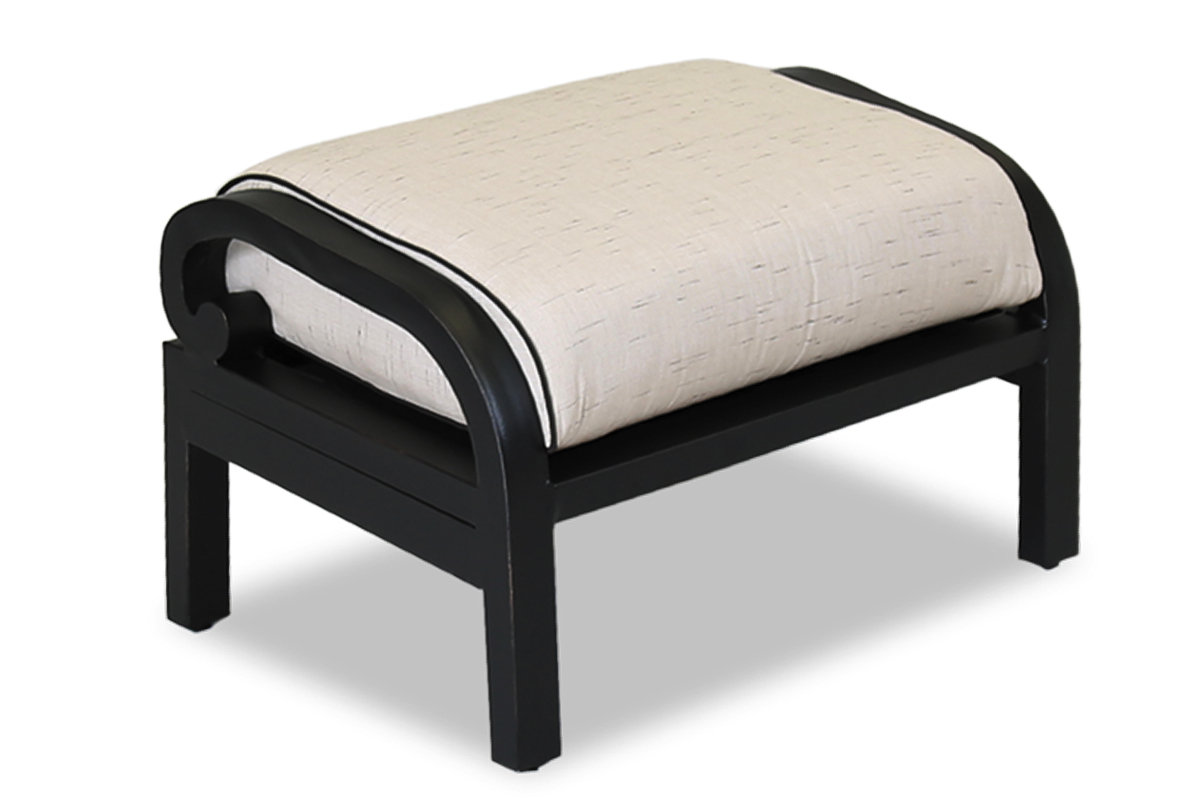 Monterey Sunbrella® Patio Ottoman, Frequency Sand Sunbrella®