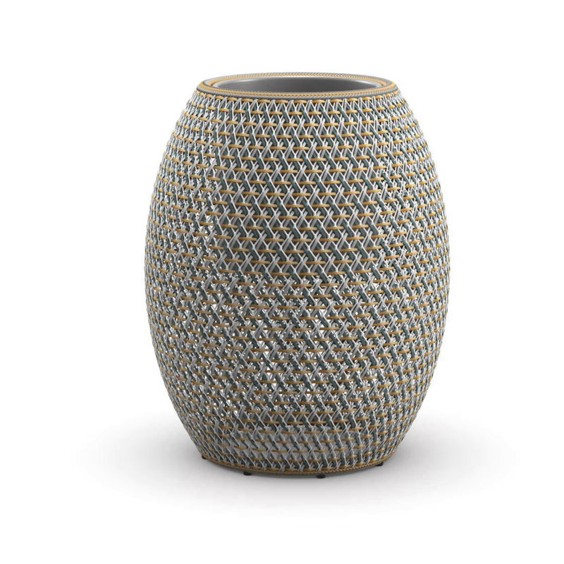 Dala Handmade Planter, Bahamas, 17" H x 24" W x 24" D