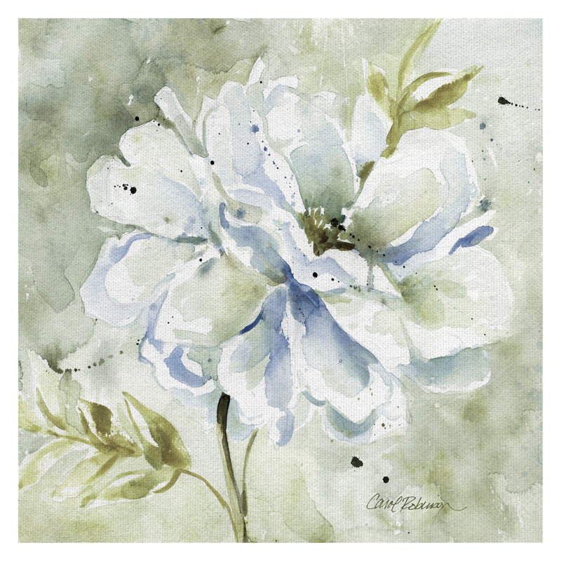 «A Dahlia Gray and A Peony Gray», 2 pièces sur toile tendue, H 16 po x l 16 po x P 1,5 po
