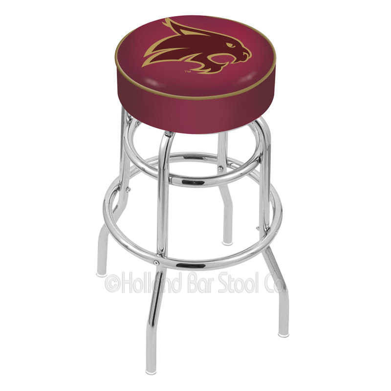 NCAA Swivel Bar & Counter Stool, Counter Stool (25" Seat Height), Texas State