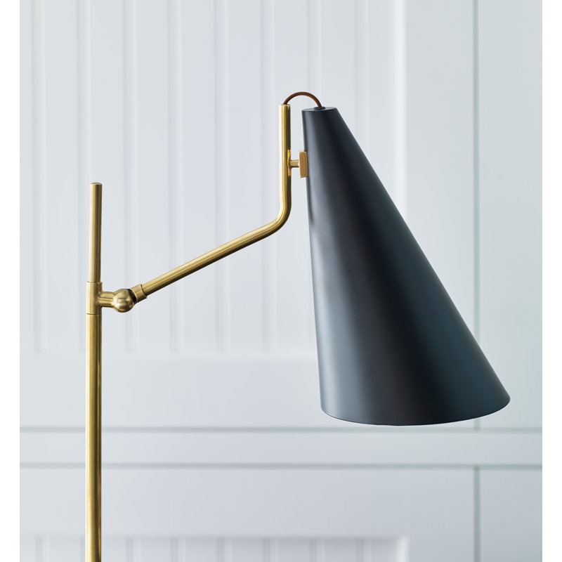 AERIN Clemente Table Lamp, Brass/Black