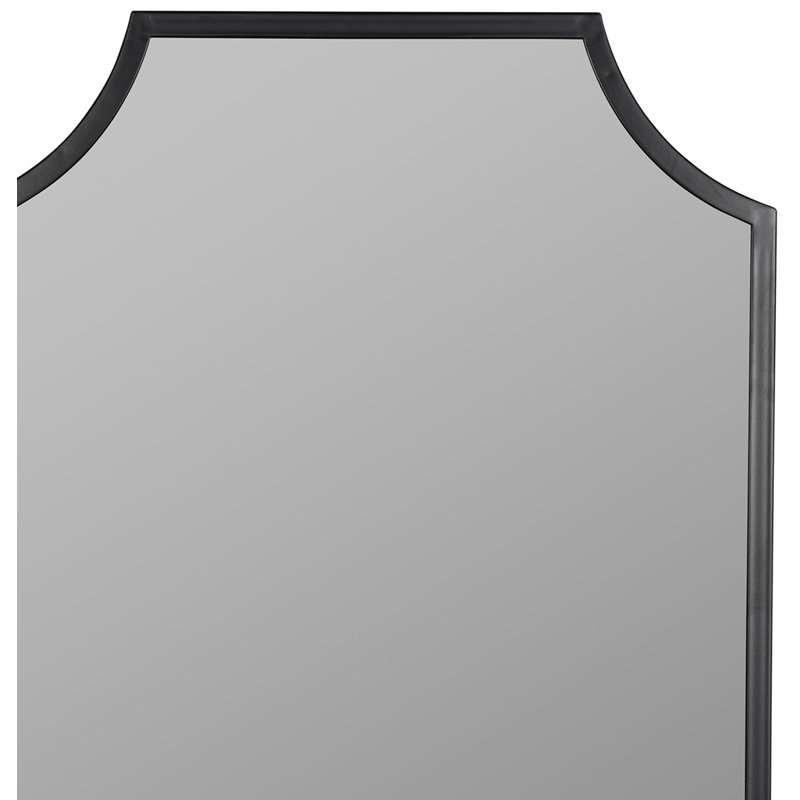 Simone Arch Metal Mirror, Black