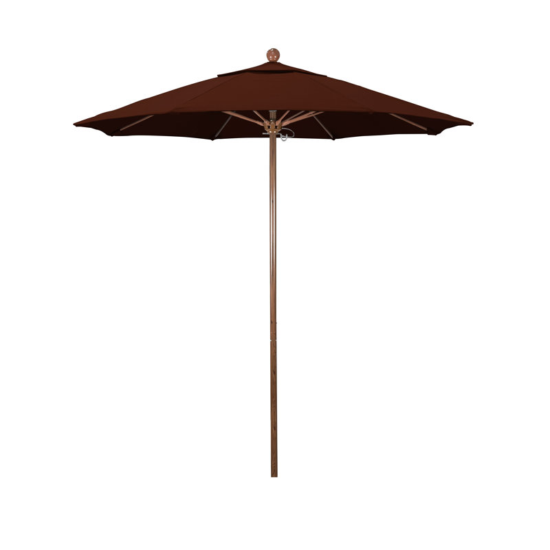 Parasol de marché 7 pi 6 po Kapree, Toile Brick Performance