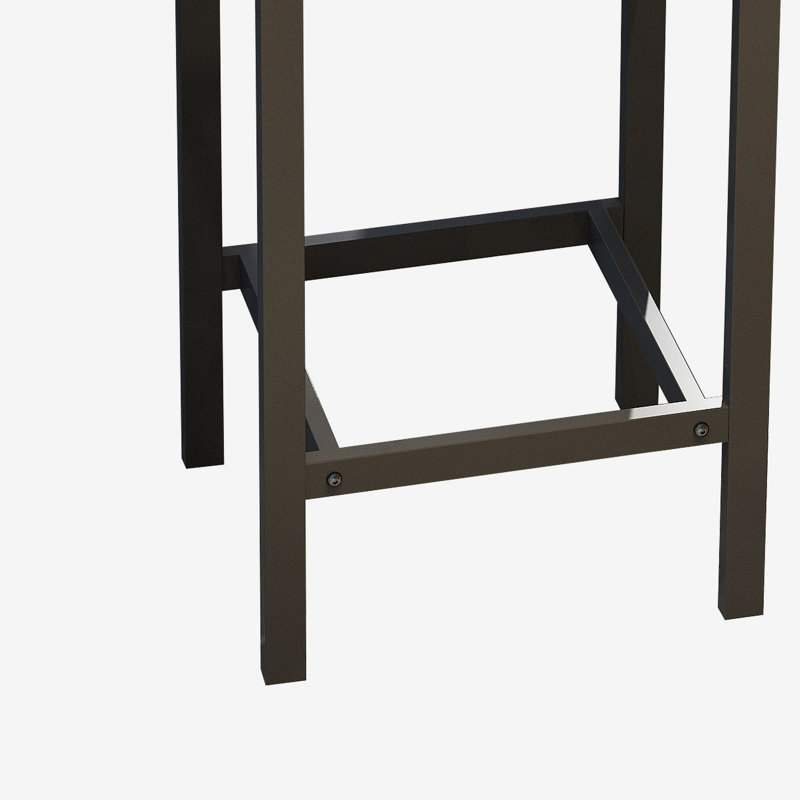Table de salle à manger de cuisine moderne, table de pub, ensemble de table de salle à manger longue avec 3 tabourets, assemblage facile (même SKU: W75753845)