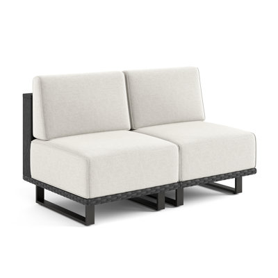 HDPE & Rattan Loveseat