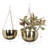 Benally Iron Hanging Dome Wall Planter-1370159638