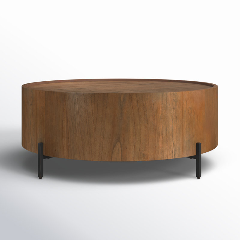 Lars Drum Coffee Table, Sandy Shore