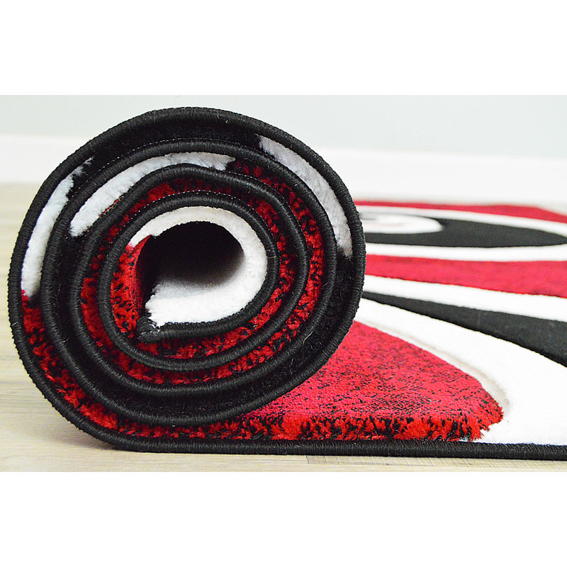 Mccampbell Abstract Indoor Rug, Runner 2'2" x 7'4"