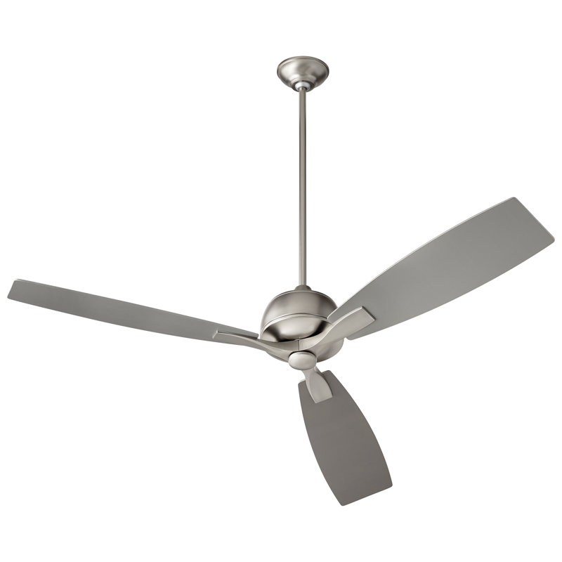 Tissington 60'' Ceiling Fan, Satin Nickel