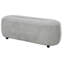 123cm Wide Oval Solid Colour Standard Ottoman