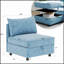 Canapé d'angle modulaire convertible en tissu avec rangement dissimulé pour des aménagements de salon flexibles et un lit d'appoint-1042725508-1042725509