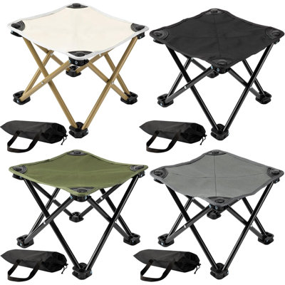 Camping Stool Camping Foot Stool Camping Foot Rest Folding Stools For Adults Portable Mini Chair Outdoor Portable Seat With Carry Bag For Hunting Fish -  Arlmont & Co., 03209D7B871B4988AB1C56B131031E12