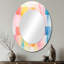 Paster Color Cubes Patterns III - Miroir mural multicolore-1634219902