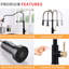 Robinet de cuisine sans contact - Automatique intelligent avec douchette extractible, mains pour lavabo, noir et or, design contemporain, rempli de céramique, capteur de mouvement de lavabo en laiton activé,-123694169