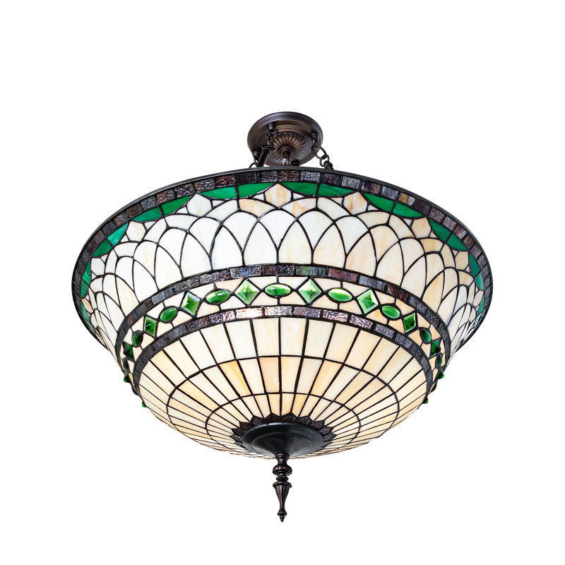 3 - Light Semi Flush Mount