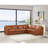 Dillon Leather L-Shaped Sectional