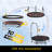YC 40Inch Foldable Trampoline With Handle-Standard-Spring-Black