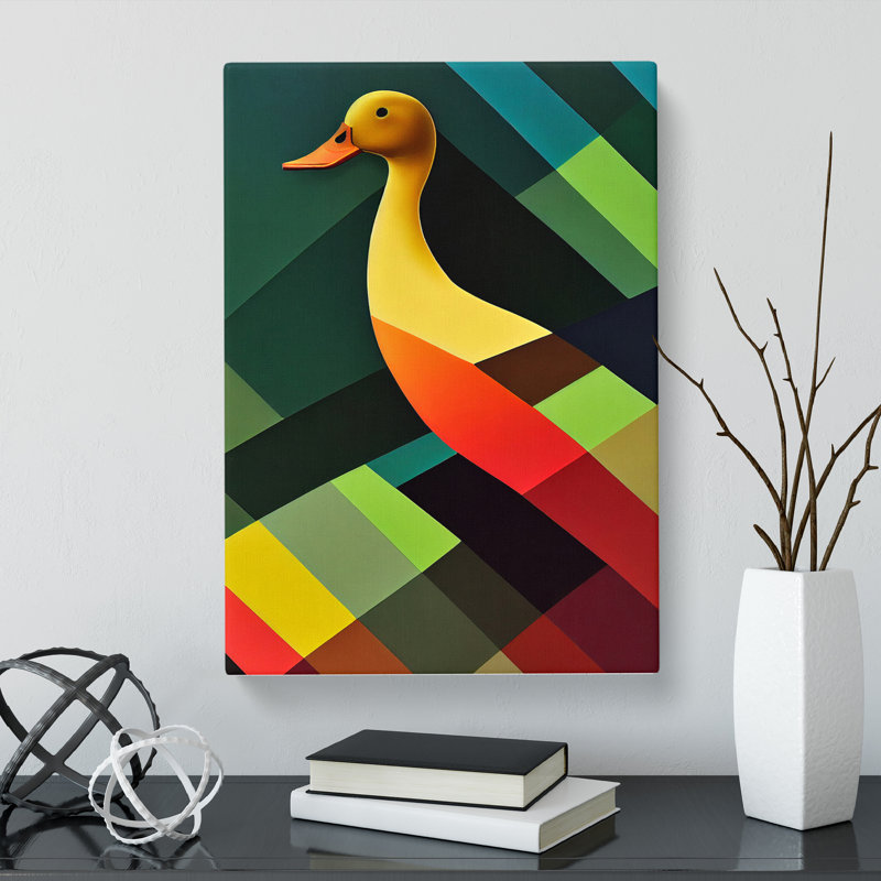 Abstract Duck Vol.3 - Wrapped Canvas, 76cm H x 50cm W x 3cm D