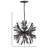 Vida 22" Thirteen-Light Modern Orb Hanging Chandelier w/ Crystal Accents