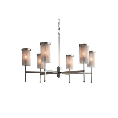 Lustre léger en acier inoxydable